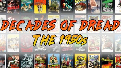 Spooky Sarah continues her Decades of Dread blog series sharing some of her favorite horror movies of each decade continuing with the 1950s!
